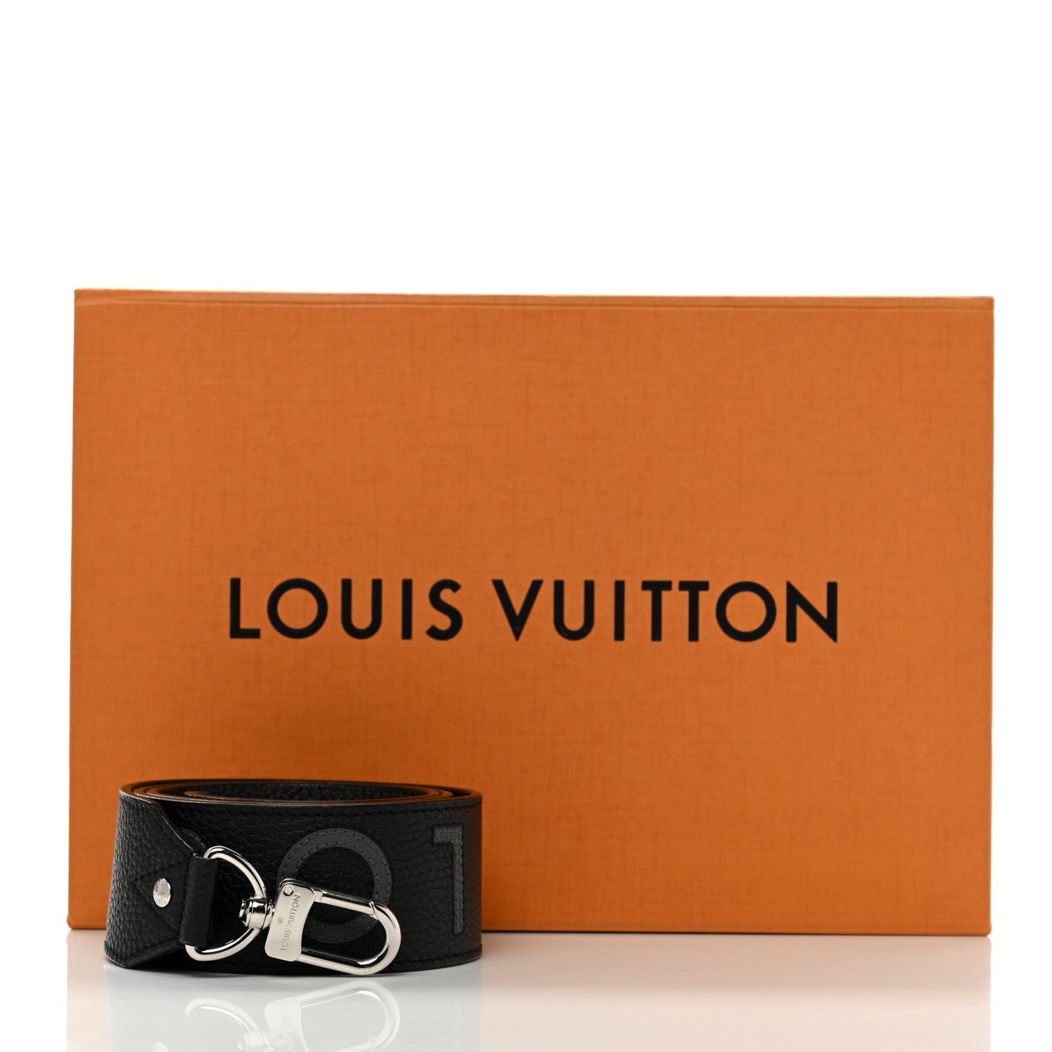 Louis Vuitton Taurillon Bandouliere Shoulder Strap Black 6 of 6