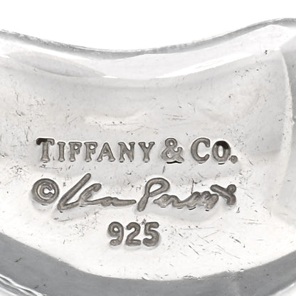 Tiffany Sterling Silver 20mm Elsa Peretti Bean Pendant Necklace 4 of 4