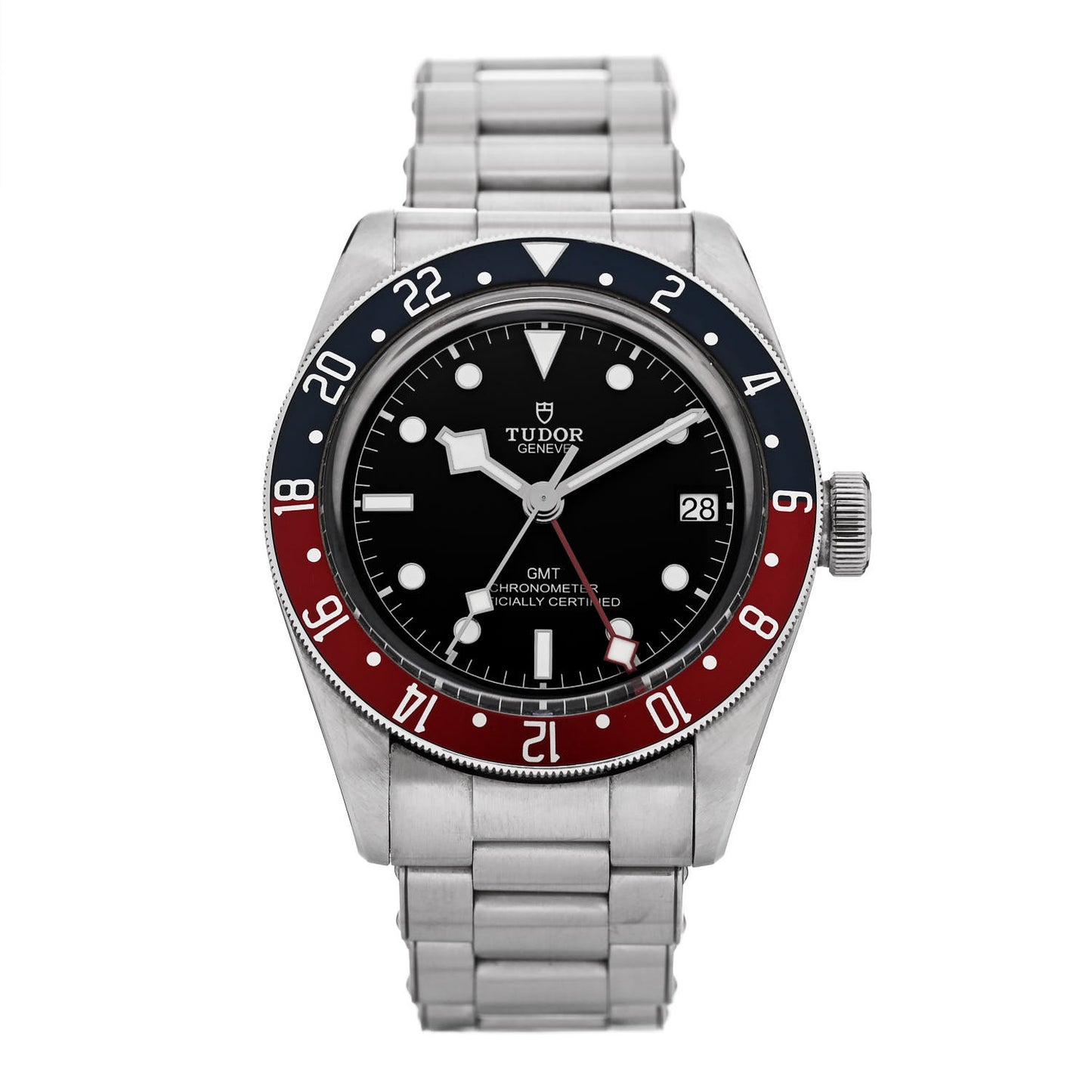 Stainless Steel 41mm Black Bay GMT Automatic Watch Black 79830RB