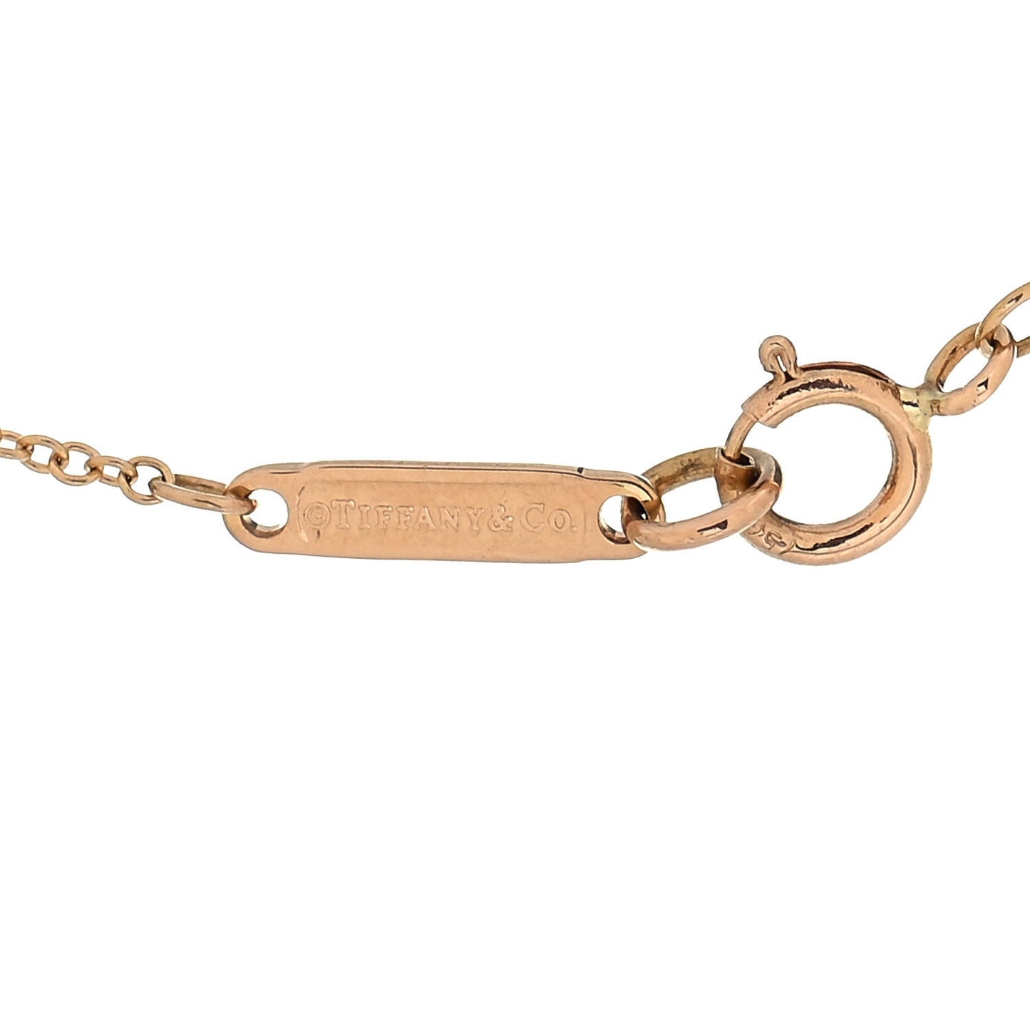 18K Rose Gold Diamond Mini Bow Pendant Necklace