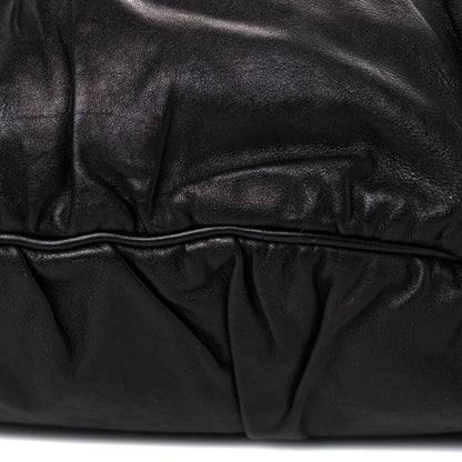 Gucci Calfskin Studded Large Irina Shoulder Bag Black 12 of 14
