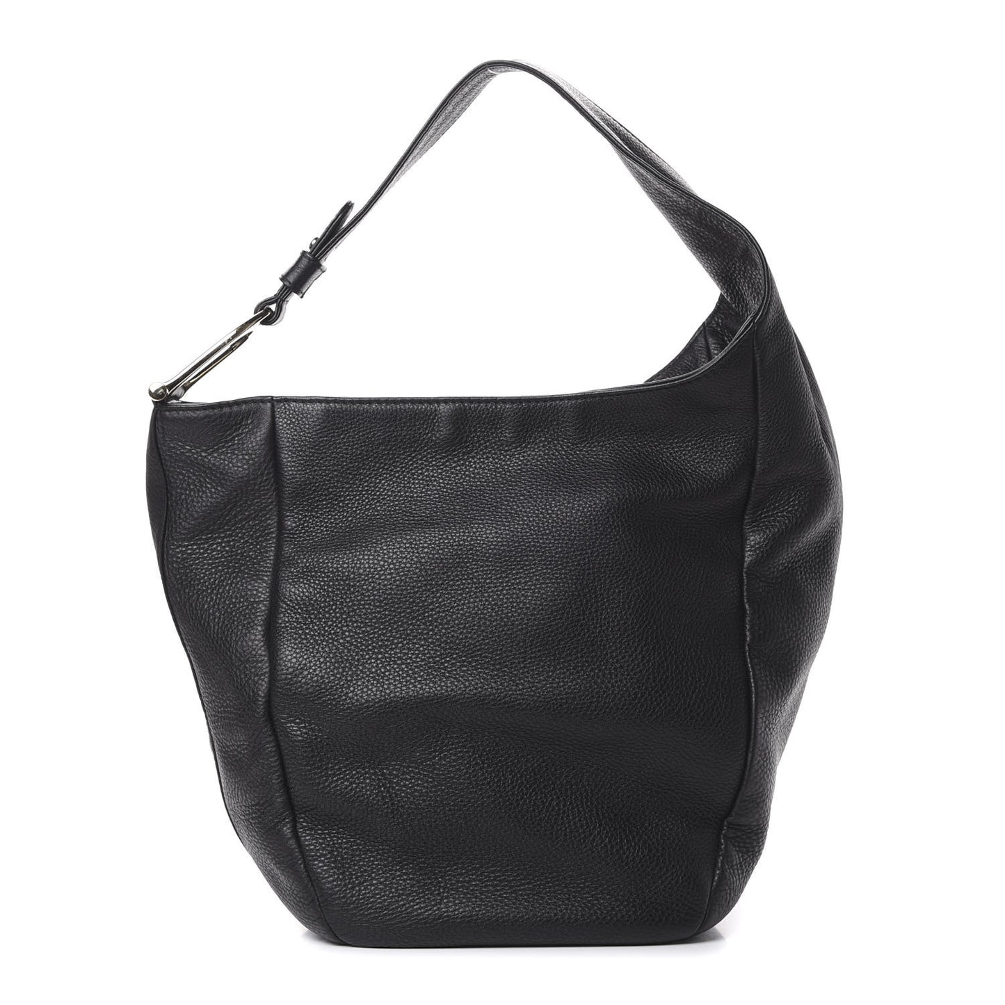 Calfskin Medium Greenwich Shoulder Bag Black