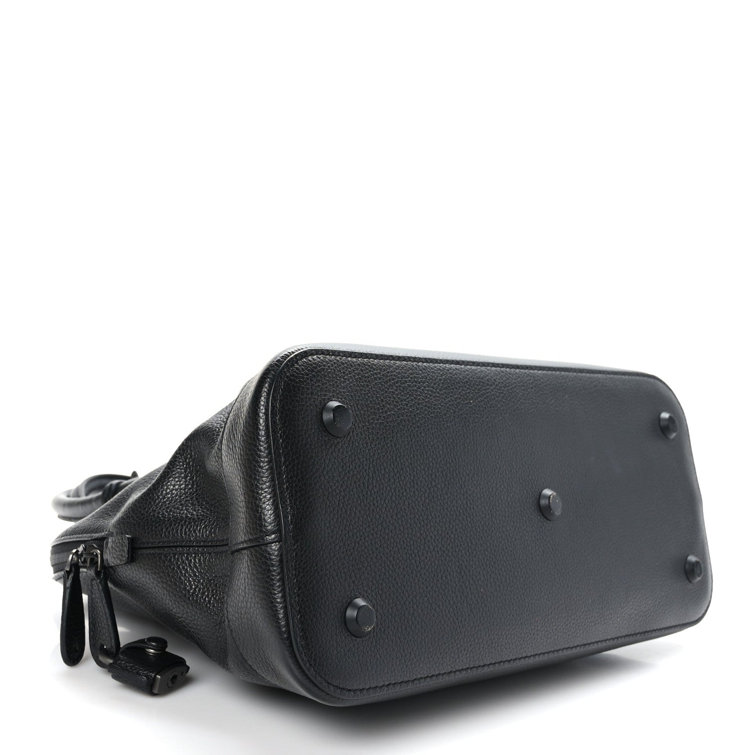 Balenciaga Supple Calfskin Ville Top Handle Bag Black 4 of 8
