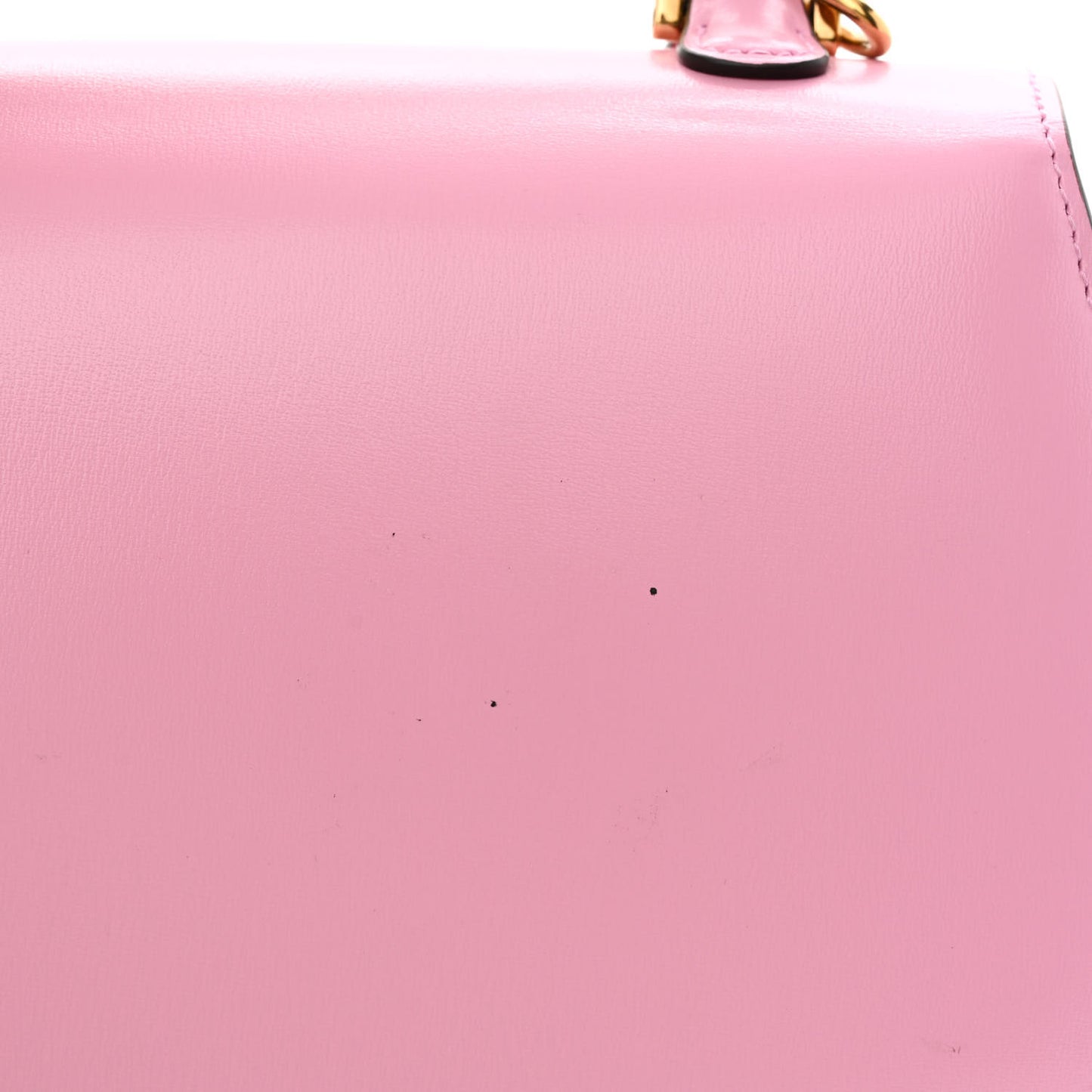 Boarded Dyana Lux Calfskin Web Small Bamboo 1947 Top Handle Bag Nice Pink