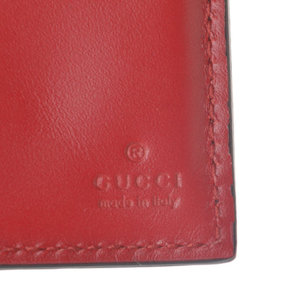 Gucci Guccissima Bi-Fold Wallet Red 6 of 8