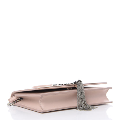 Saint Laurent Smooth Calfskin Classic Monogram Kate Tassel Chain Wallet Marble Pink 4 of 10