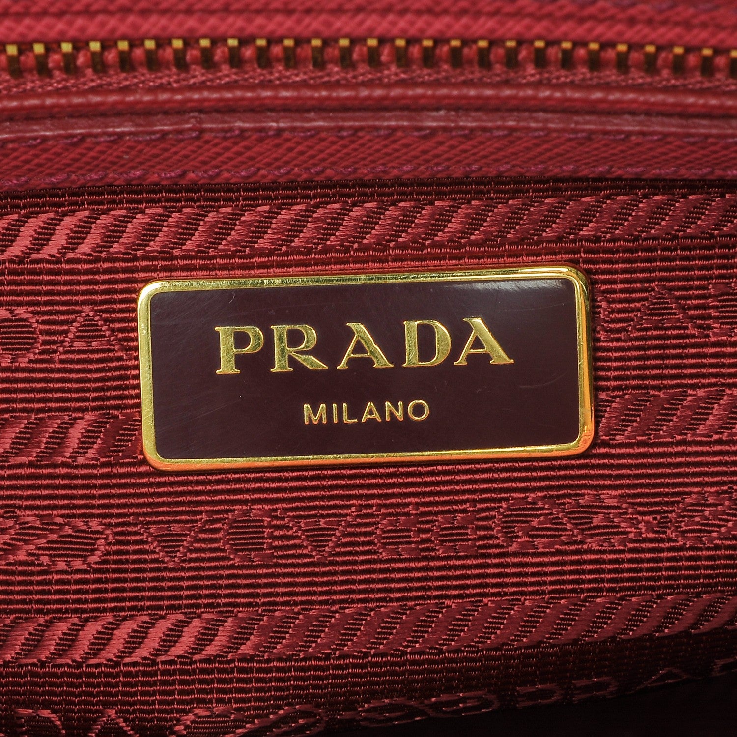 Prada Saffiano Small Galleria Double Zip Tote Peonia 6 of 16