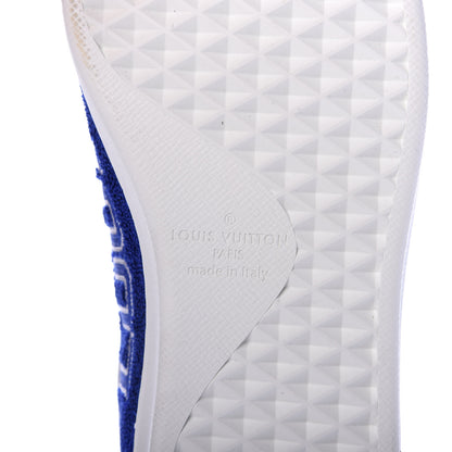 Louis Vuitton Calfskin Luxembourg Sneakers 9.5 Red Blue White 9 of 9