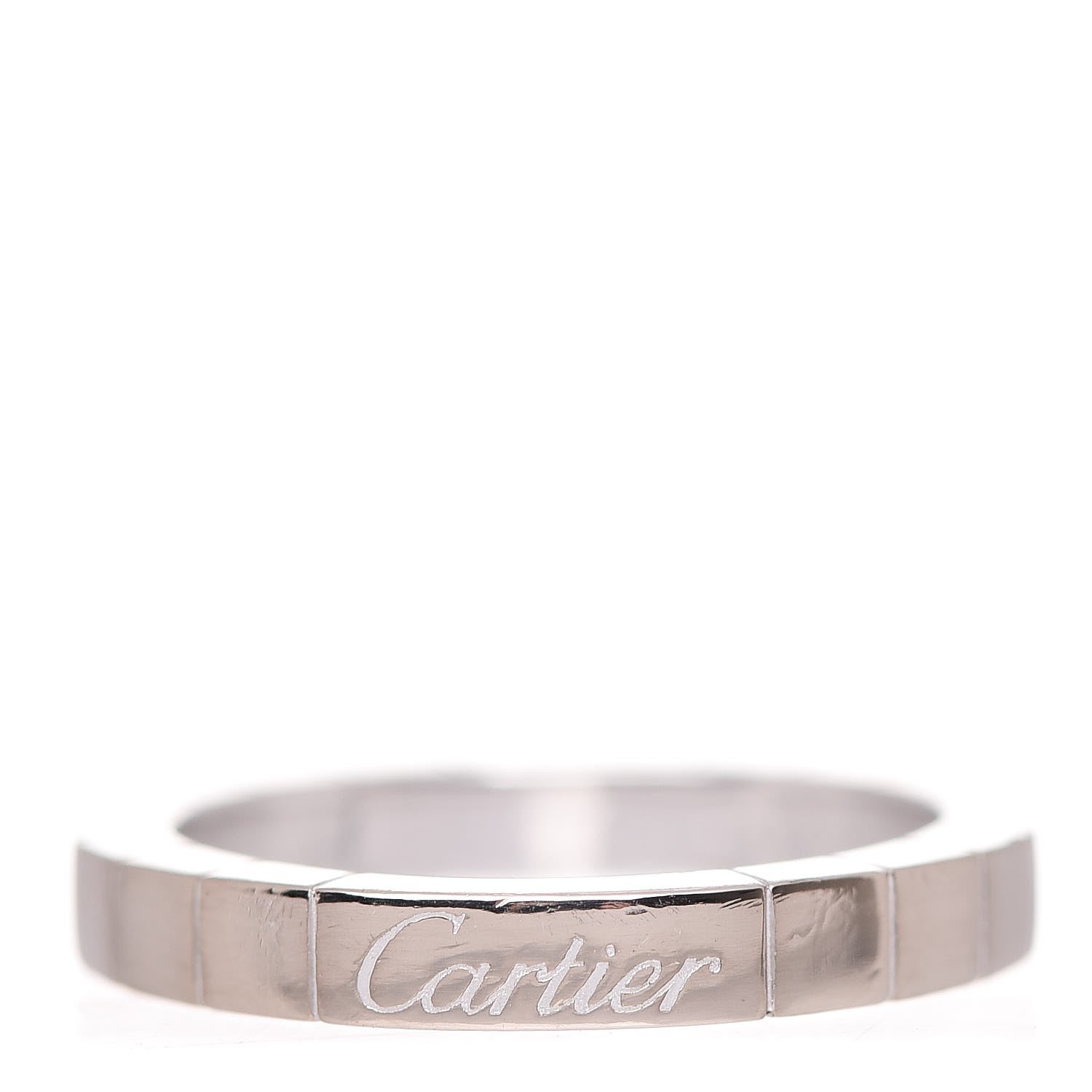 Cartier 18K White Gold Lanieres Ring 52 6 1 of 7