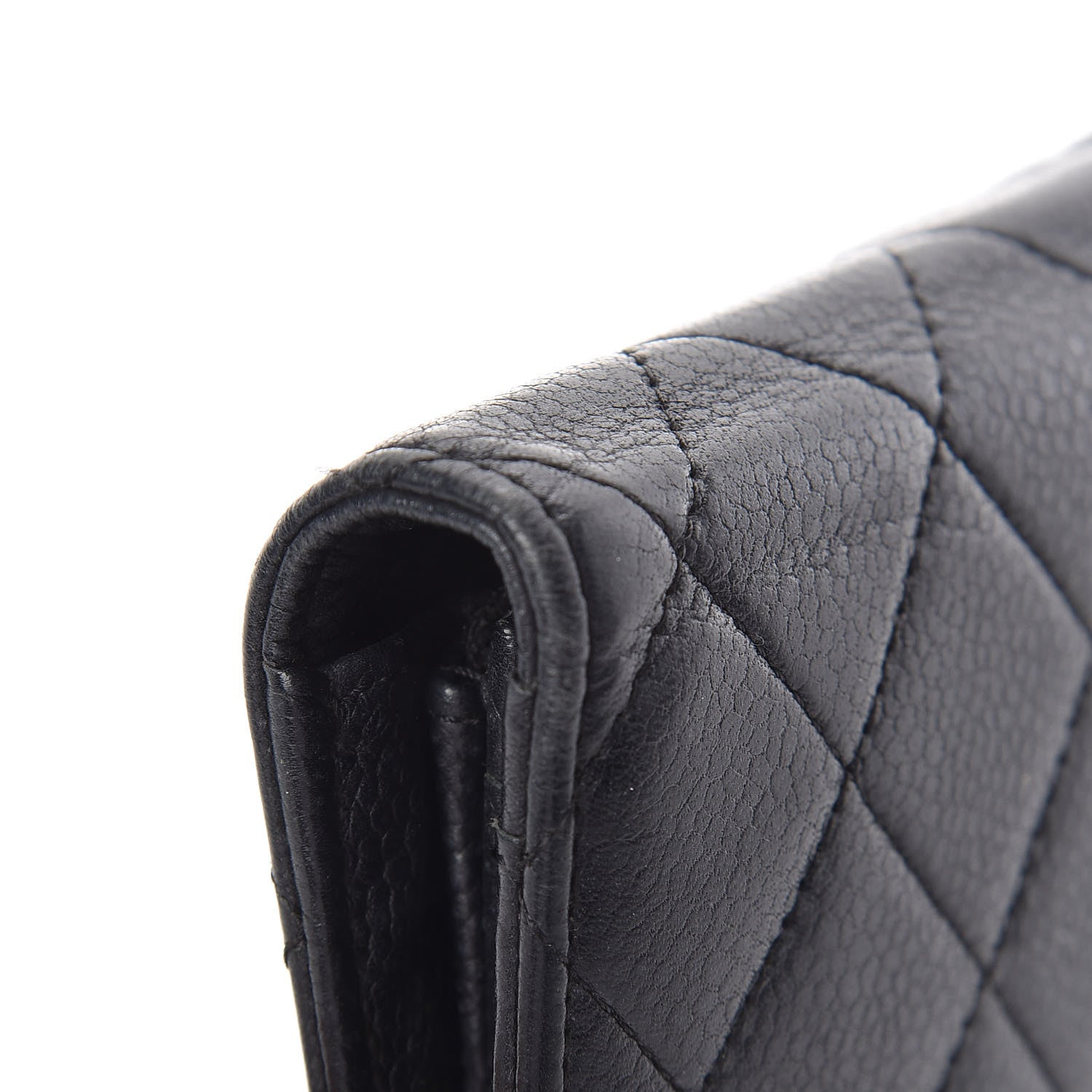 Chanel Caviar Quilted Reissue Yen Wallet Navy 10 of 11