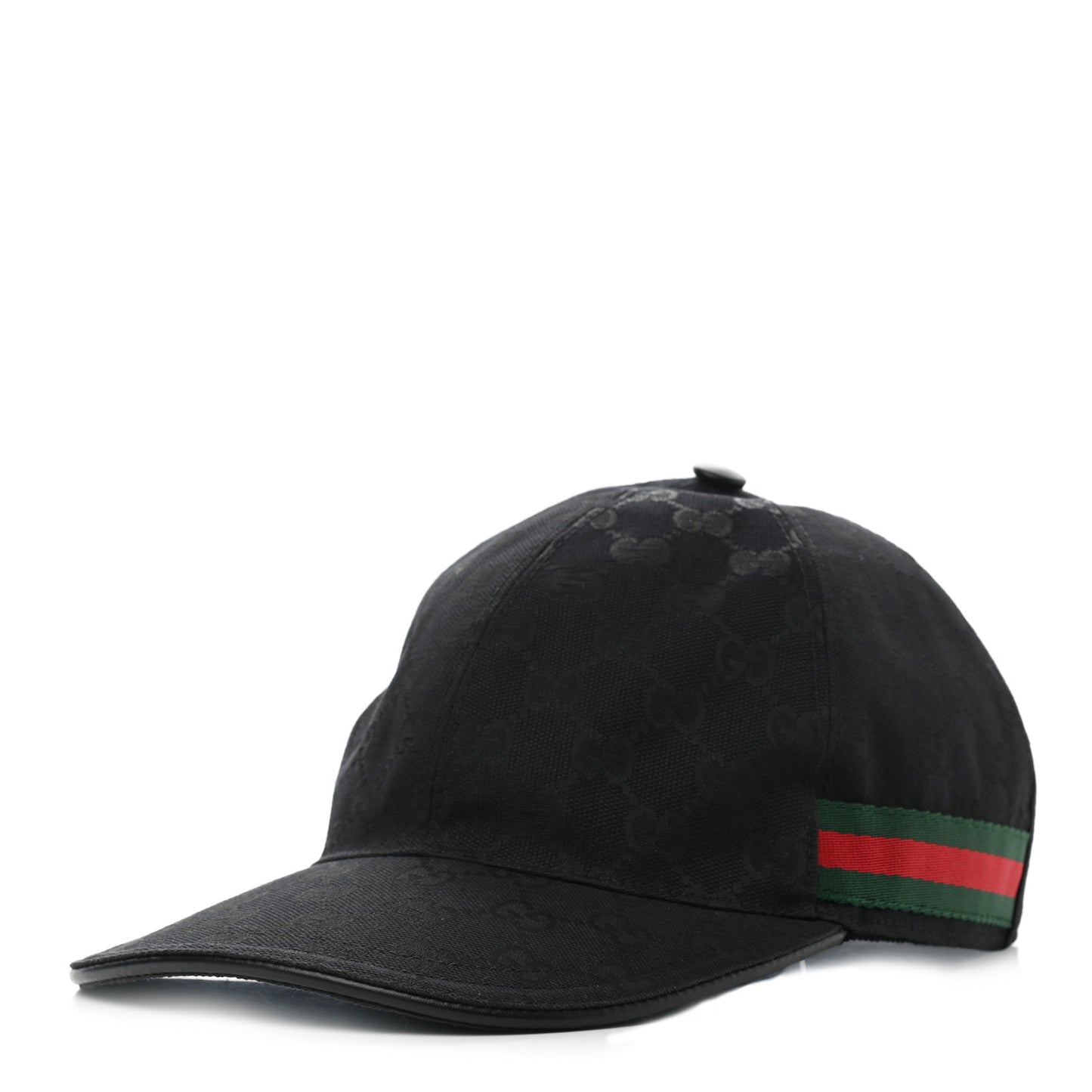 Monogram Web Baseball Hat L Black
