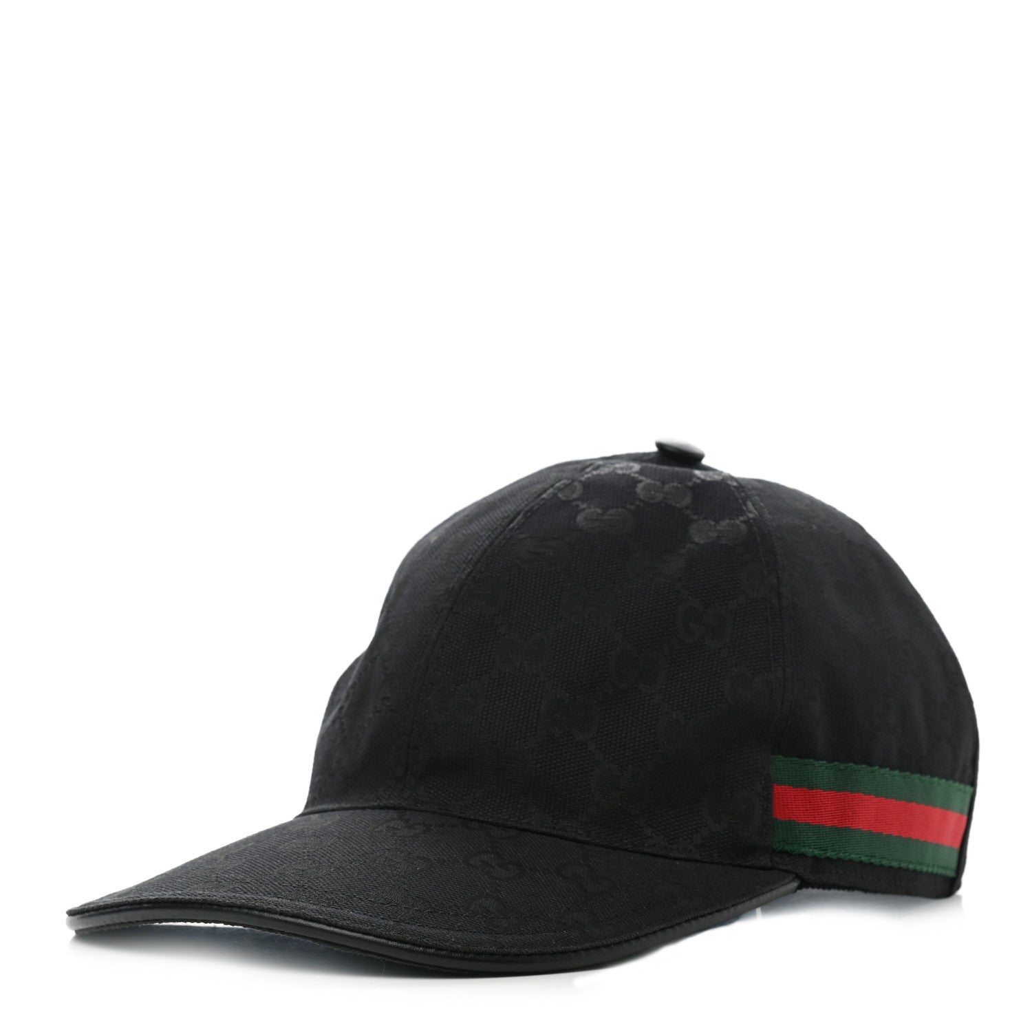 Gucci Monogram Web Baseball Hat L Black 1 of 19