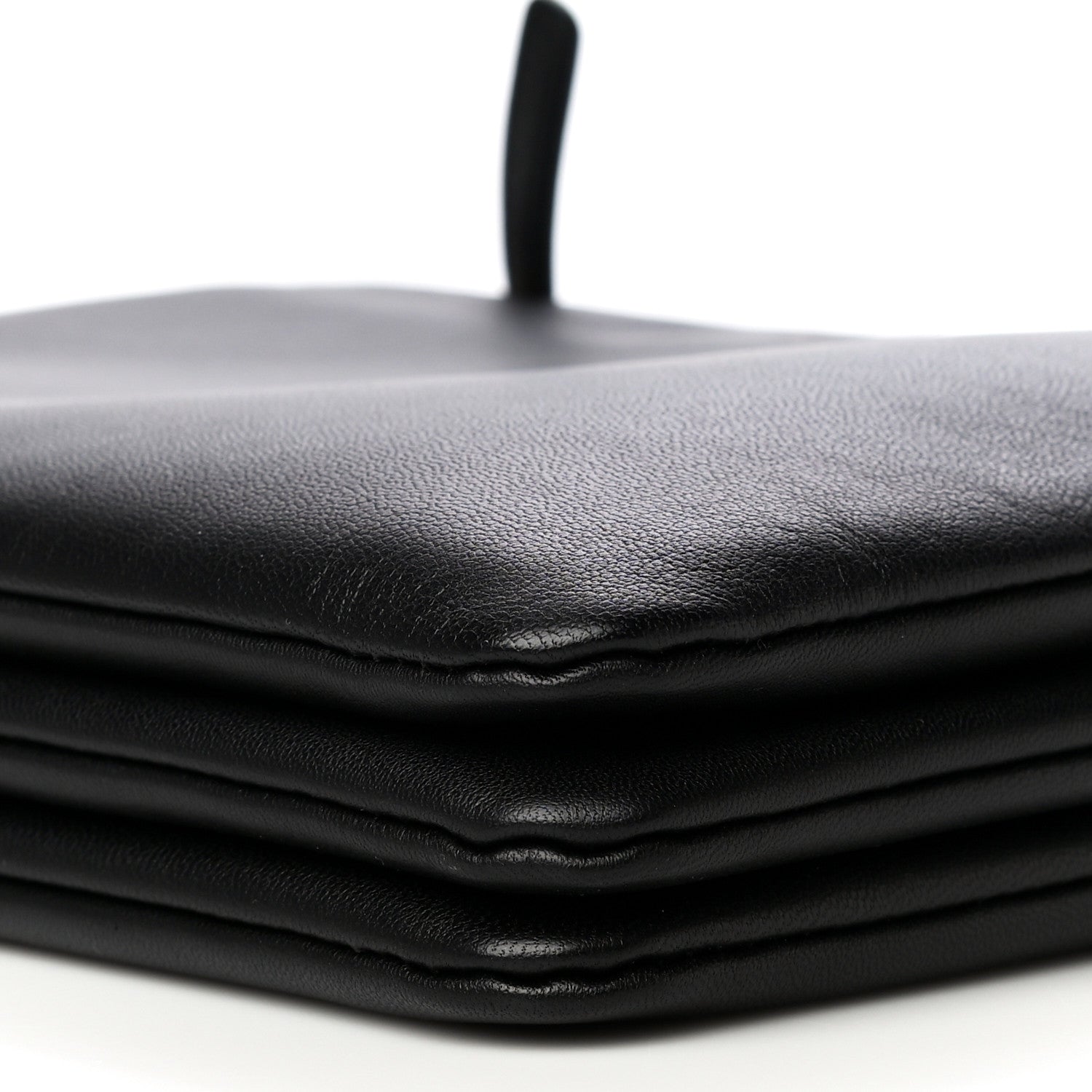 Celine Lambskin Large Trio Crossbody Bag Black 6 of 15