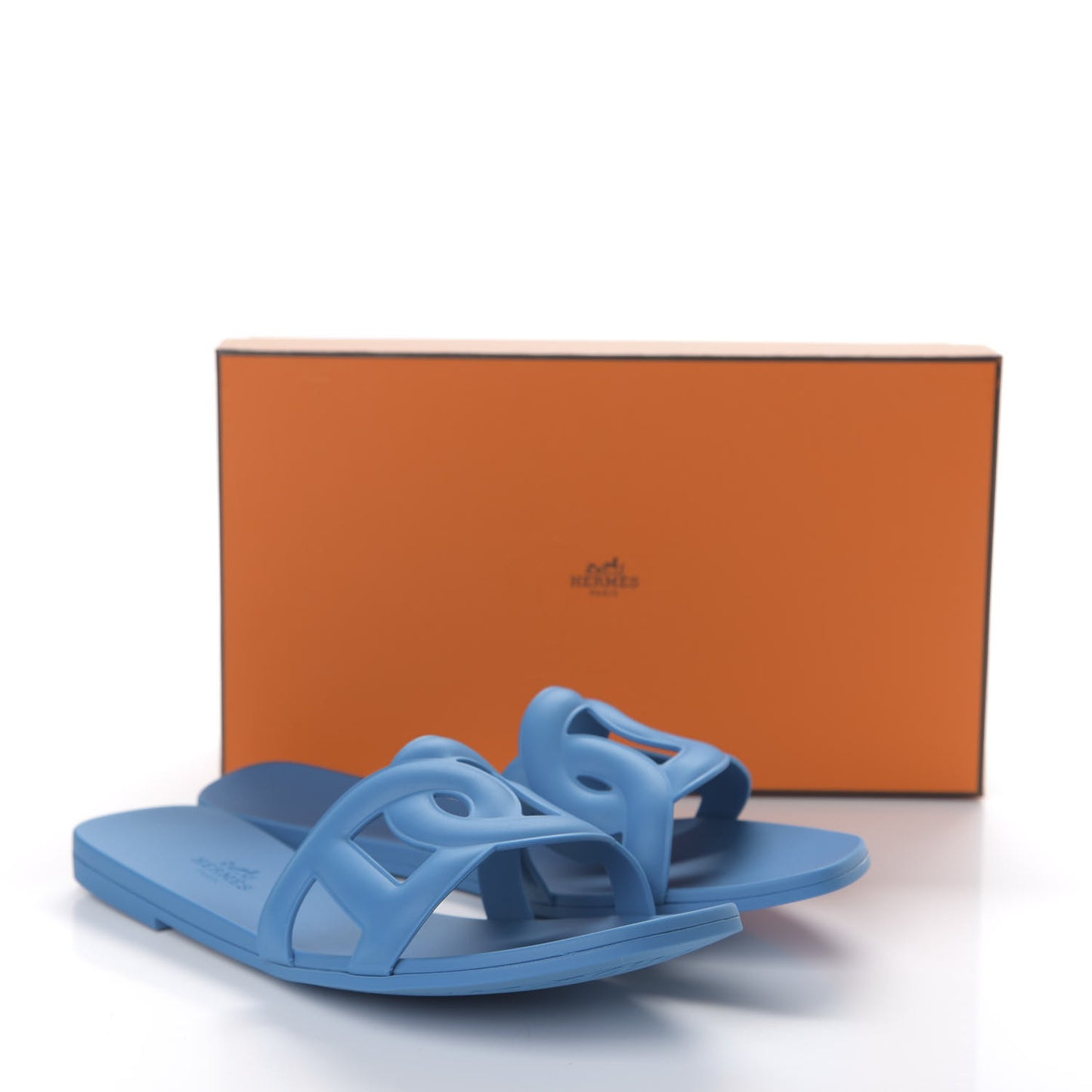 Rubber Aloha Sandals 38 Bleu Vif