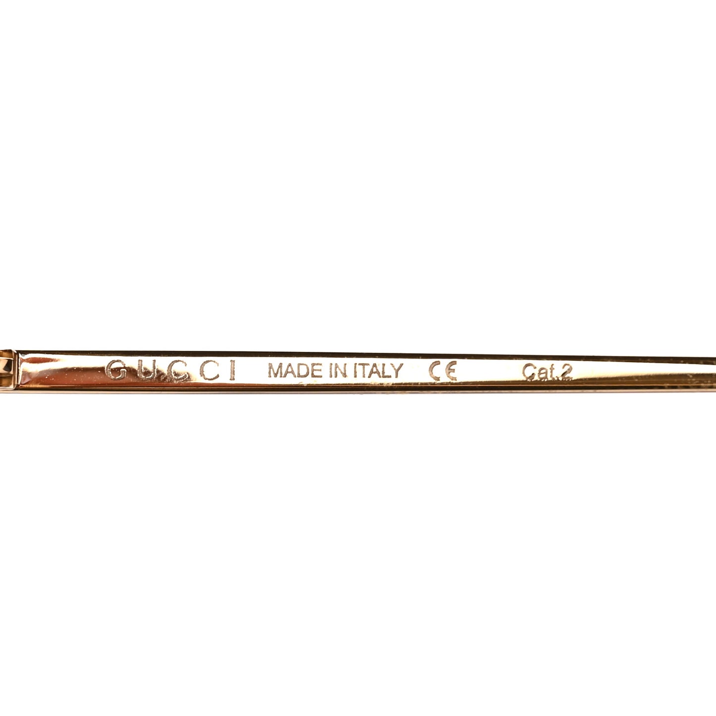 Oversized Round Sunglasses GG0252S Gold Brown