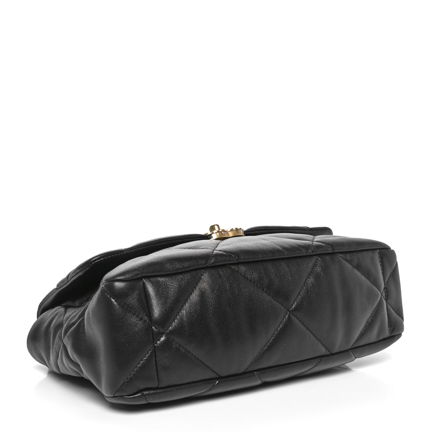 Chanel Lambskin Quilted Large Chanel 19 Flap Black 3 of 10
