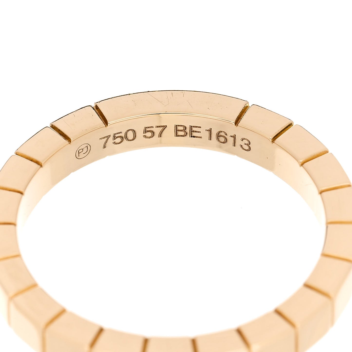 18K Yellow Gold 3mm Lanieres Ring 57 8
