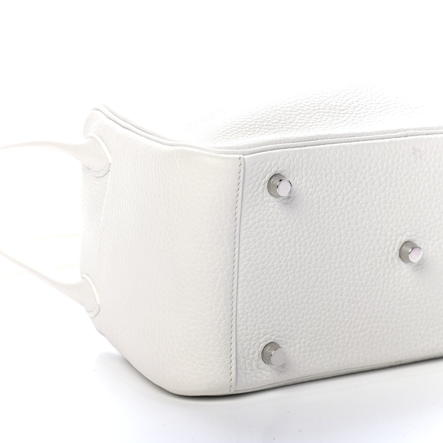 Hermes Taurillon Clemence Lindy 26 White 7 of 8