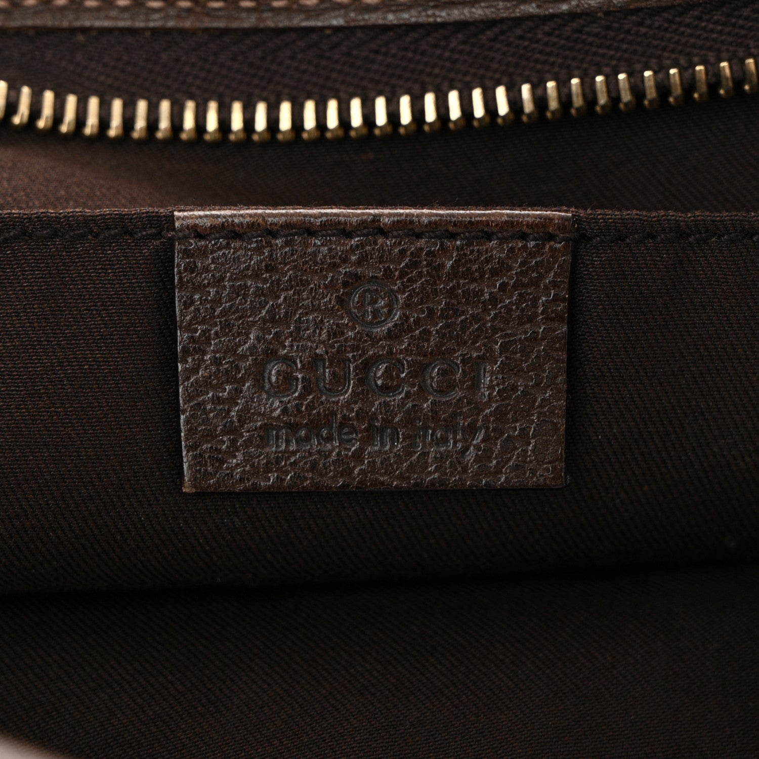 Gucci Monogram D Ring Abbey Pochette Brown 6 of 12