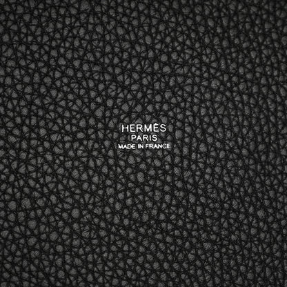 Hermes Taurillon Clemence Picotin Lock 22 MM Black 6 of 11