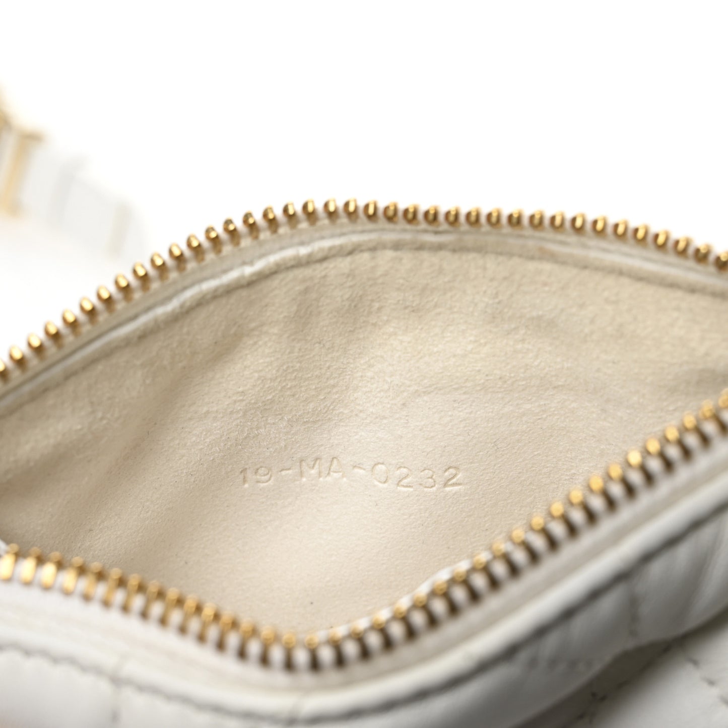 Lambskin Cannage Micro Dior Vibe Hobo Bag White