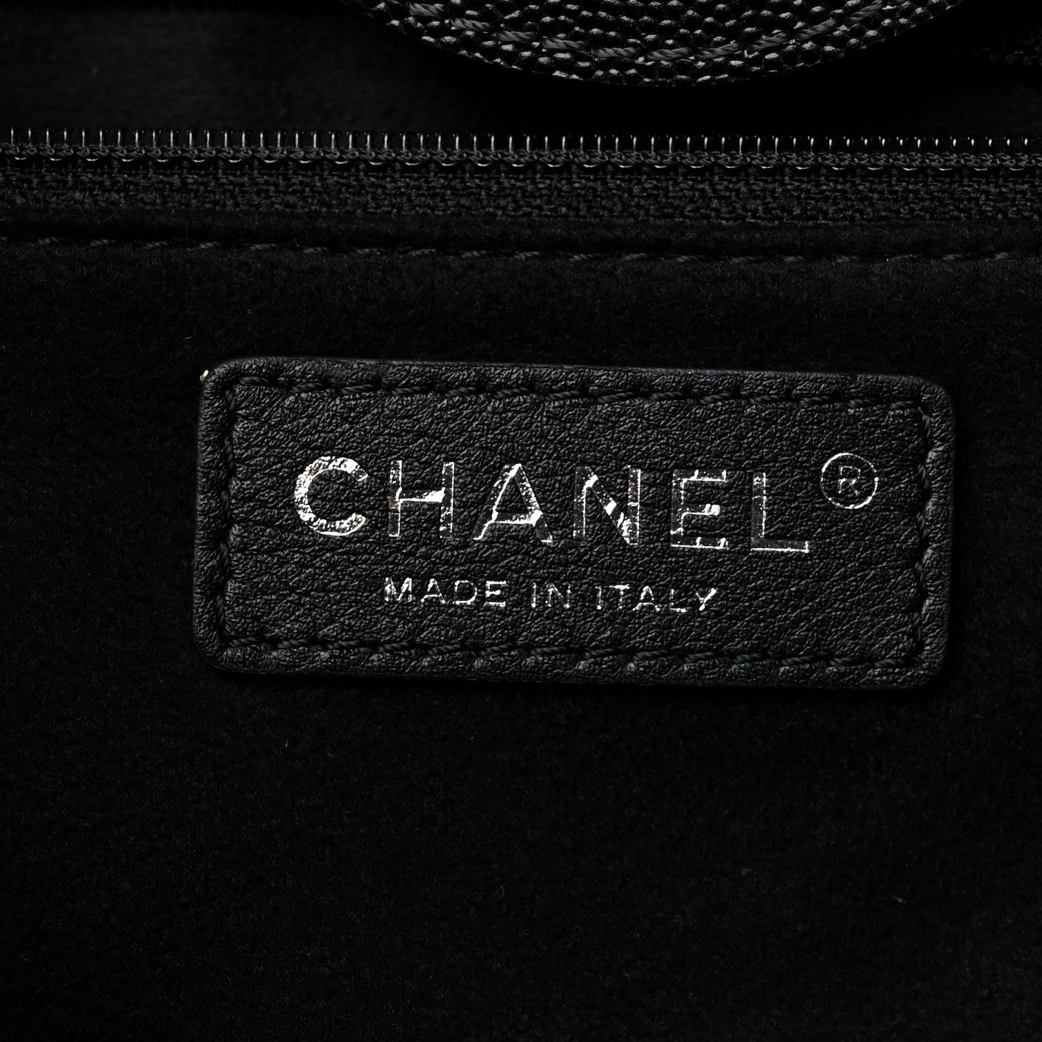 Chanel Caviar Medium Studded Deauville Tote Black 6 of 11