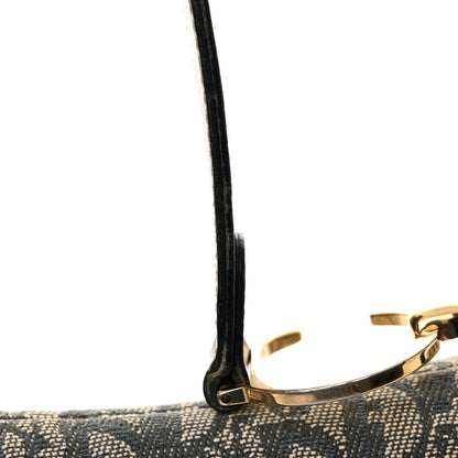 Christian Dior Monogram Saddle Bag Blue 16 of 18