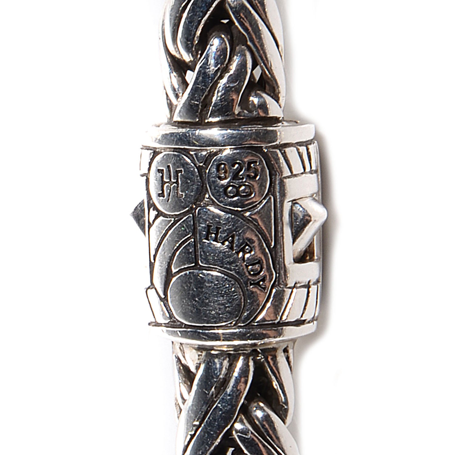 John Hardy Sterling Silver Blue Topaz Classic Chain Kepang Double Wrap Bracelet Medium 6 of 8