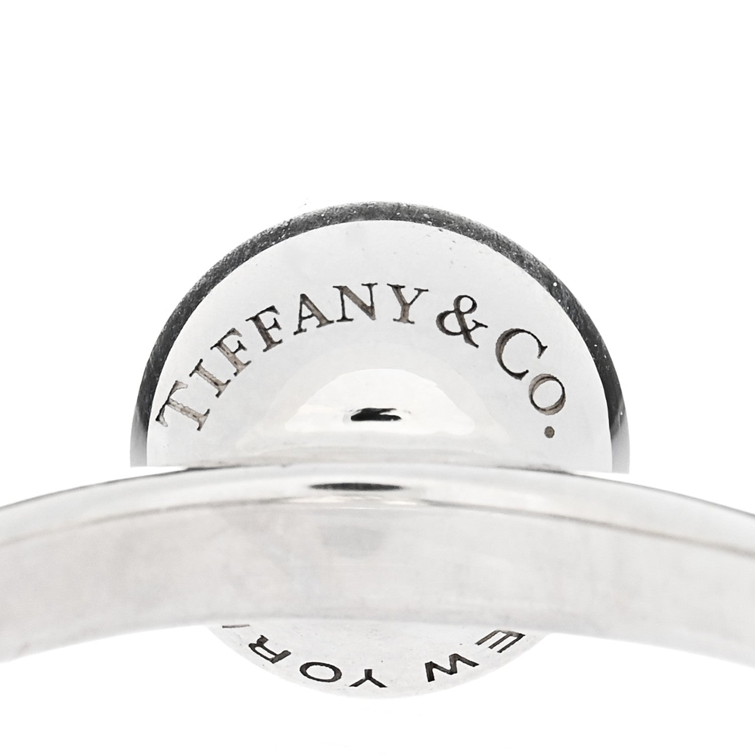 Tiffany Sterling Silver 8mm HardWear Ball Ring 49 4.75 5 of 7