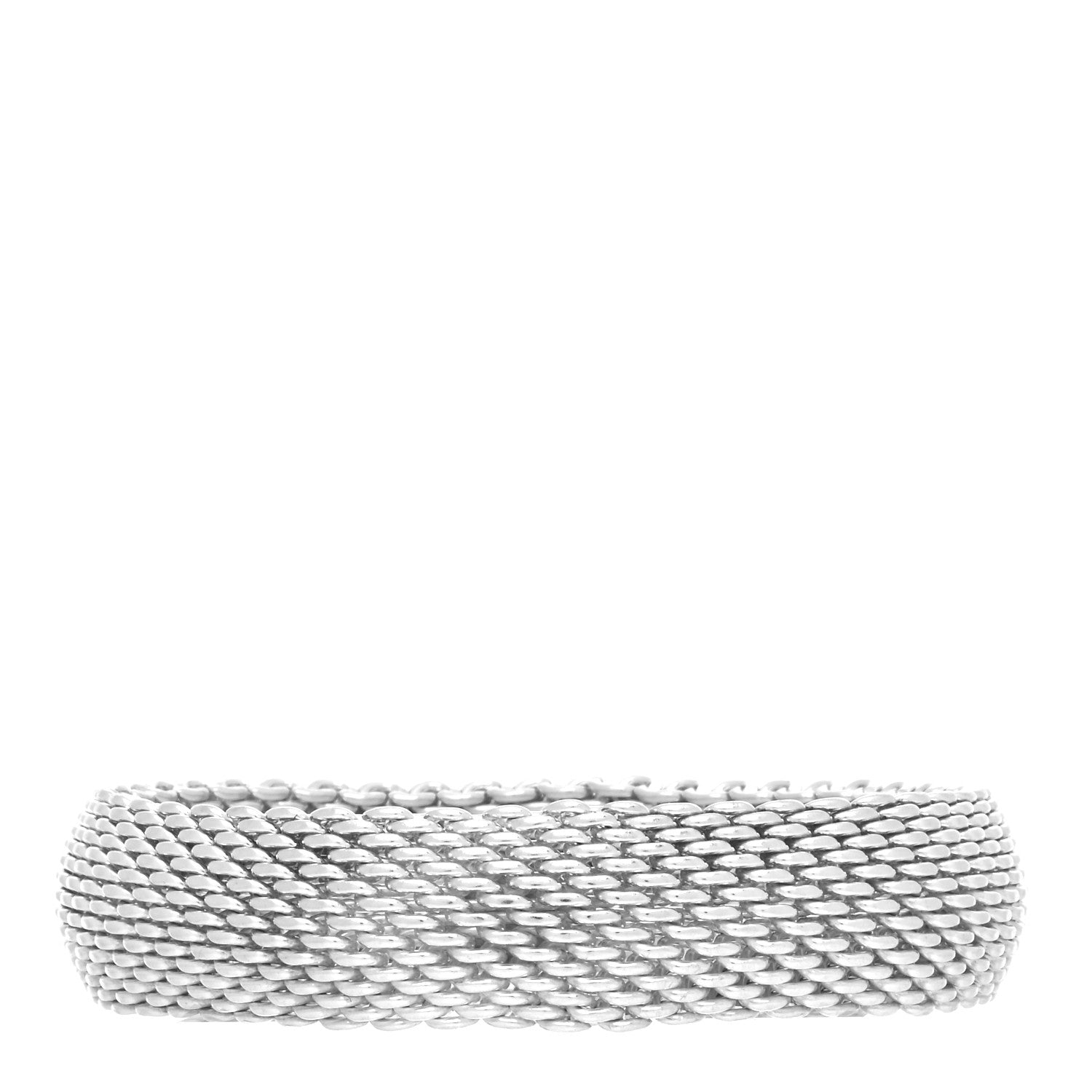 Tiffany Sterling Silver Somerset Mesh Bracelet 2 of 3