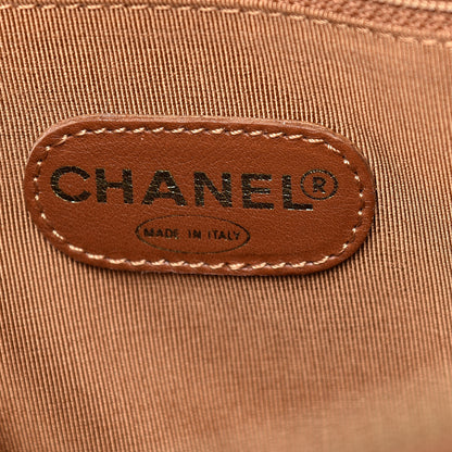 Chanel Caviar Large CC Shoulder Bag Light Brown 7 of 17