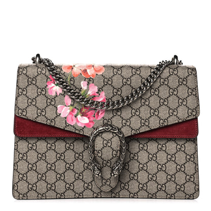 Gucci GG Supreme Monogram Blooms Medium Dionysus Shoulder Bag Beige Multicolor Dry Rose 2 of 27