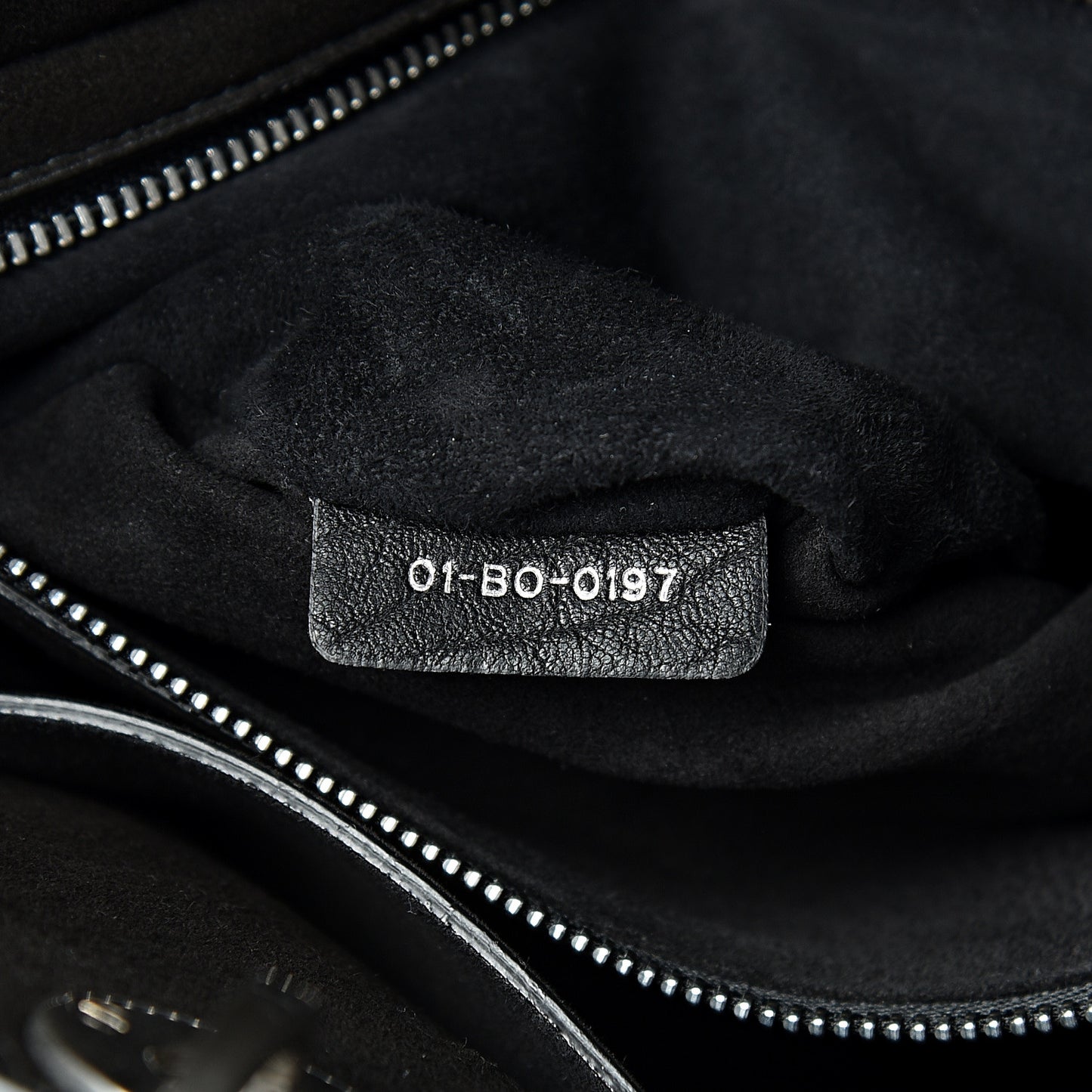 Canyon Grained Lambskin Large Lady Dior Black