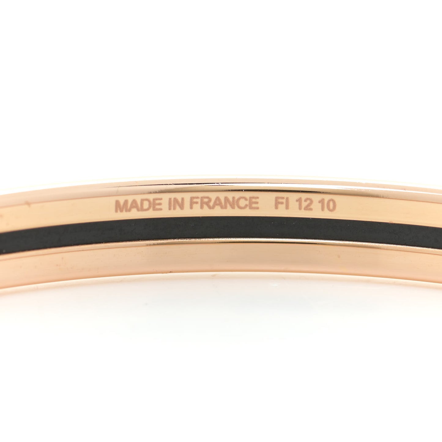 Enamel Printed Extra Narrow Bracelet 70 Pannacotta