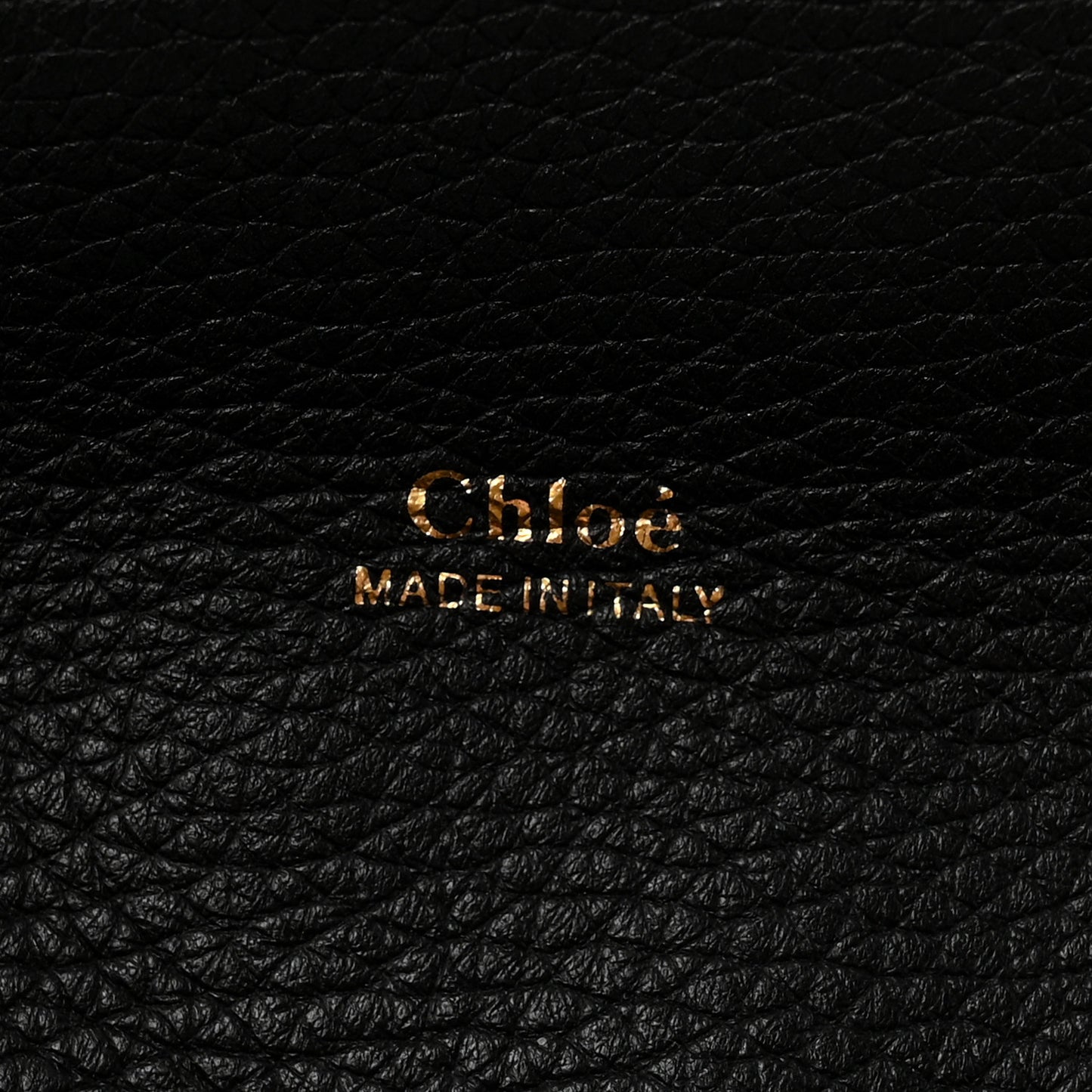 Grained Calfskin Medium Aby Day Shoulder Bag Black
