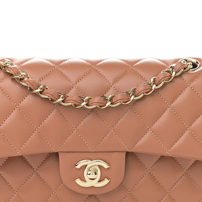 Chanel Lambskin Quilted Small Double Flap Brown 8 of 10
