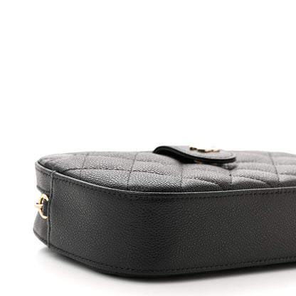 Chanel Caviar Quilted Chain Camera Bag Black 9 of 11
