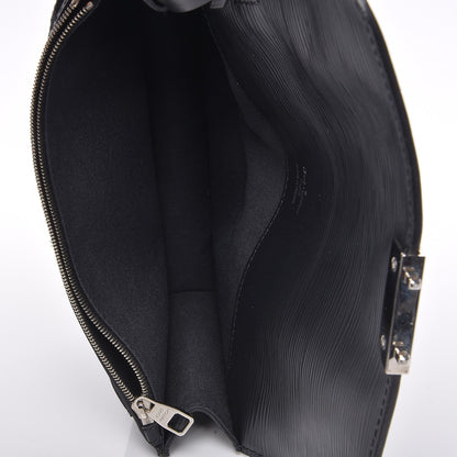 Louis Vuitton Epi Neo Belaia Clutch Black 5 of 7