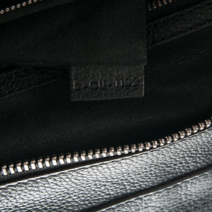 Celine Drummed Calfskin Mini Luggage Black 7 of 7