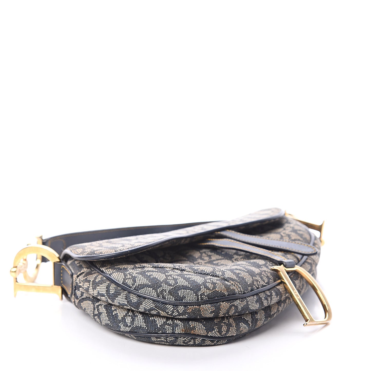 Monogram Saddle Bag Blue