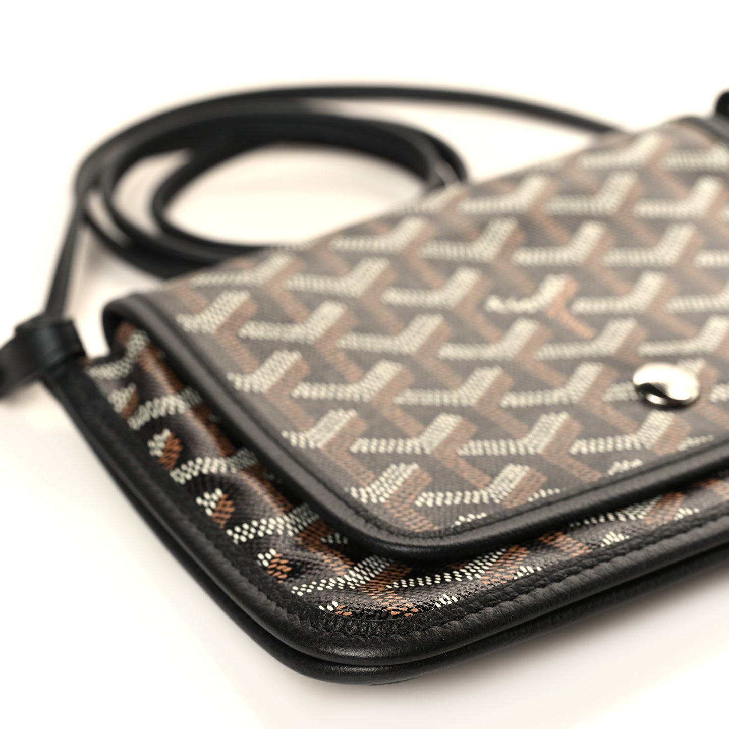 Goyardine Plumet Wallet Clutch Black