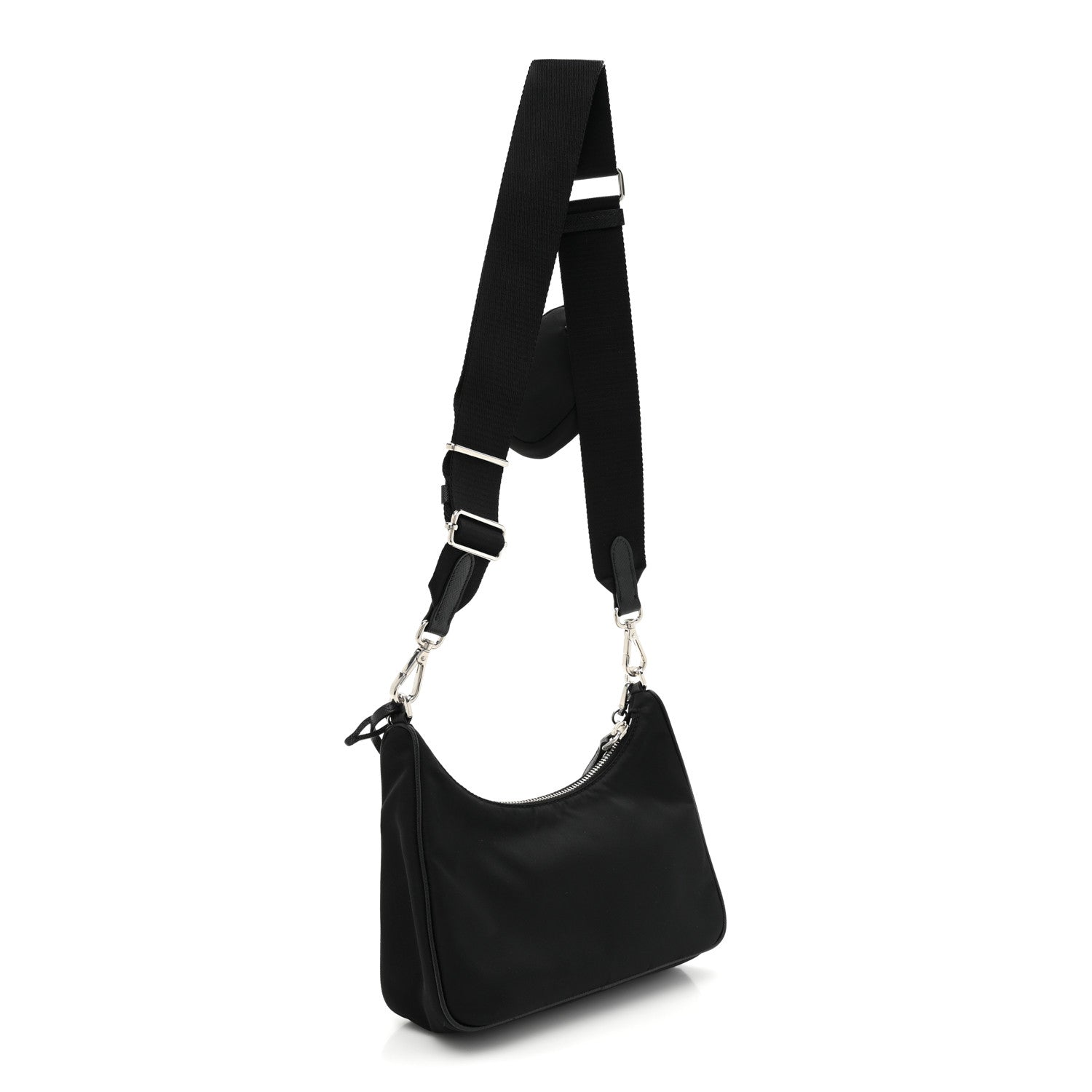 Prada Nylon Re-Edition 2005 Shoulder Bag Black 3 of 9
