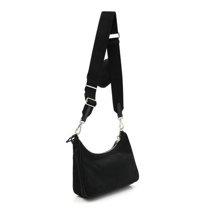 Prada Nylon Re-Edition 2005 Shoulder Bag Black 3 of 9