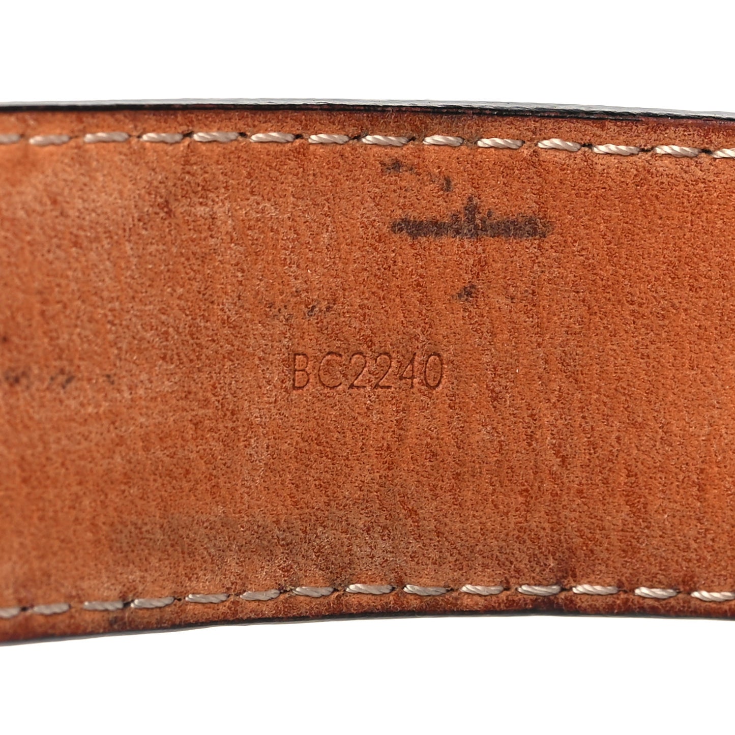 Epi 30mm LV Initiales Belt 95 38 Black