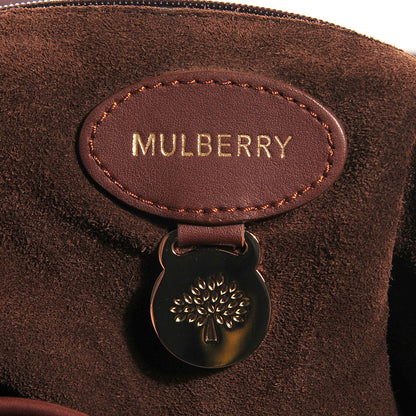 Mulberry Jacquard Floral Alexa Satchel Biscuit Brown 8 of 11