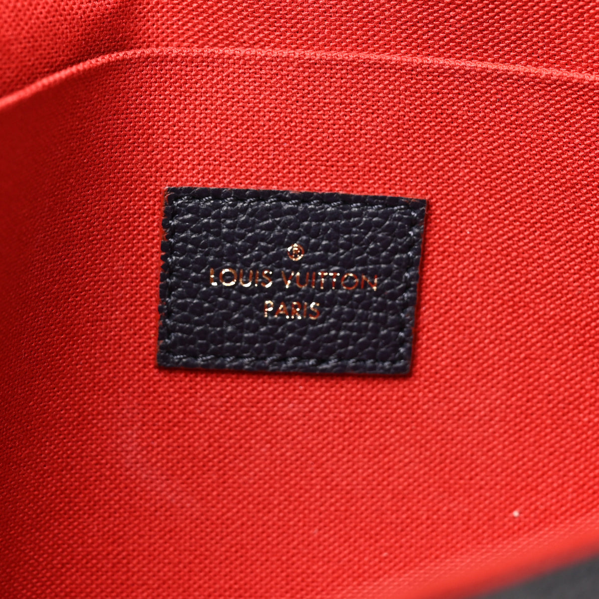 Empreinte Pochette Felicie Chain Wallet Marine Rouge