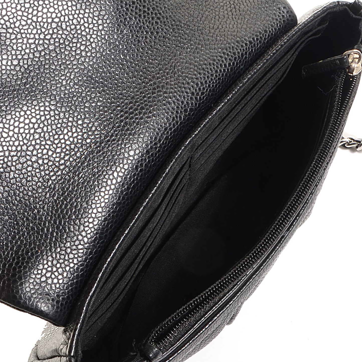 Caviar Half Moon Wallet On Chain WOC Black
