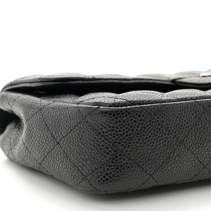 Chanel Caviar Quilted East West Flap Black 9 of 10