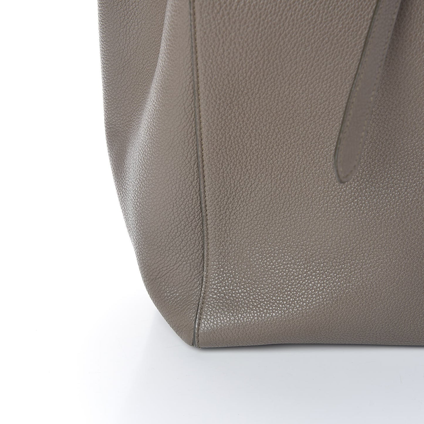 Soft Grained Calfskin Small Belt Cabas Phantom Taupe
