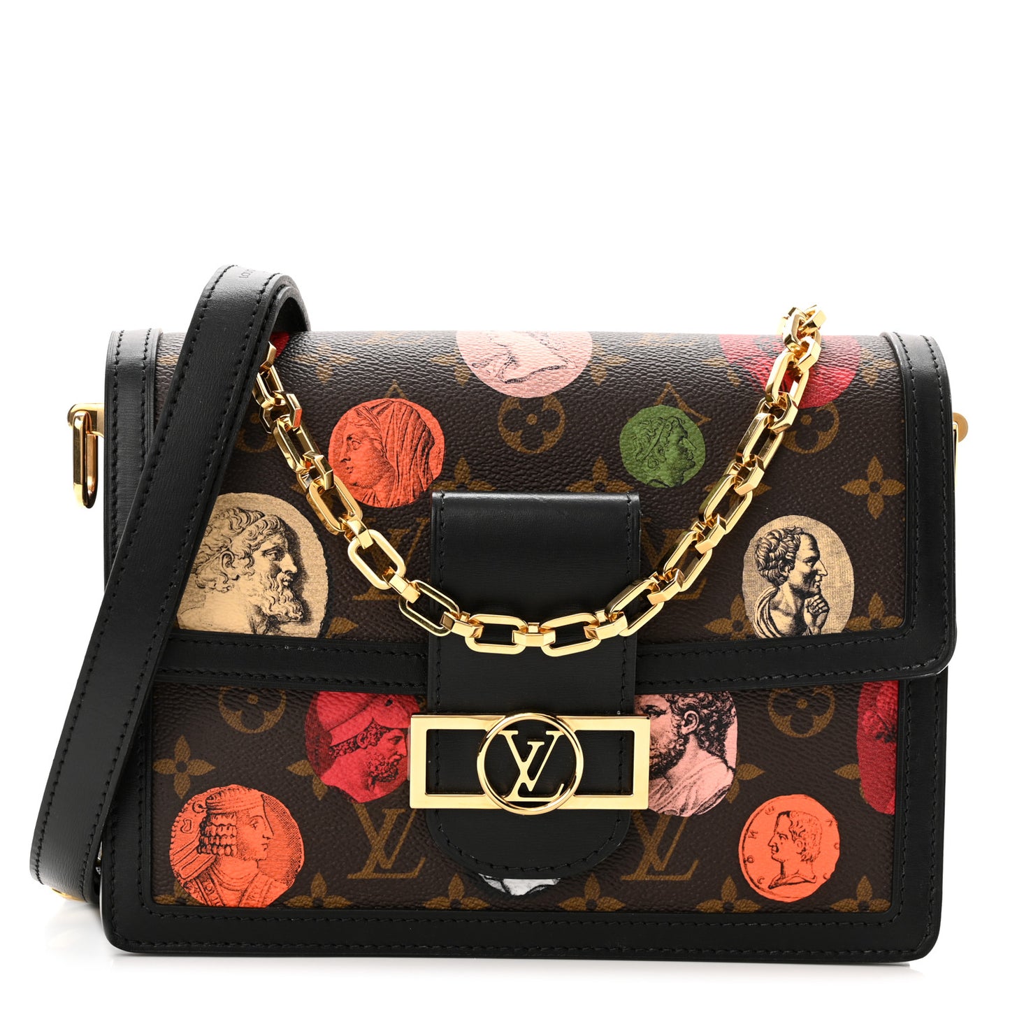 X FORNASETTI Monogram Cameo Dauphine MM